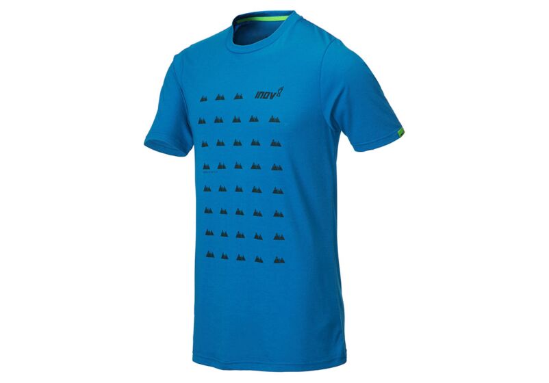 Inov-8 Tri Blend Ss 'grid' T-Shirts Herr Blå Sverige AGPD13468